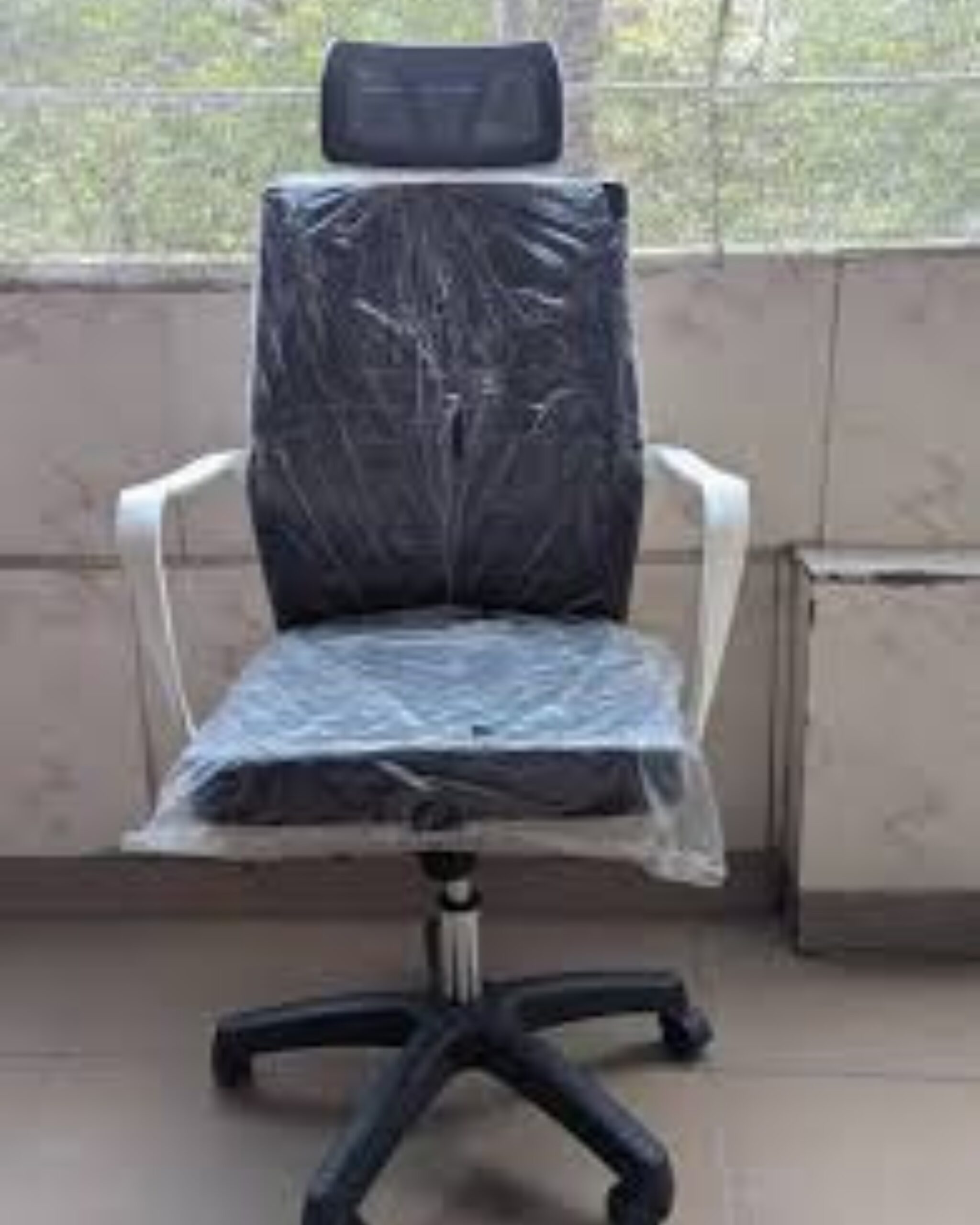 Full Mesh Headrest Computer Chair Model EC-801 Black - Image 3
